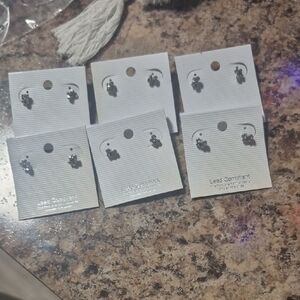 Elegant Silver Stud Earrings